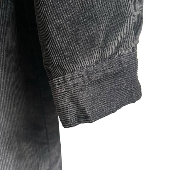 Talbots Women's Brown Corduroy Shirt Dress Size 14 Quarter Button - Picture 8 of 13